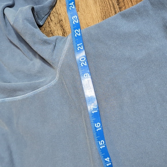 Goodlife Stringless Pullover Hoodie Curved Hem Size XL in Slate Blue - Picture 9 of 10